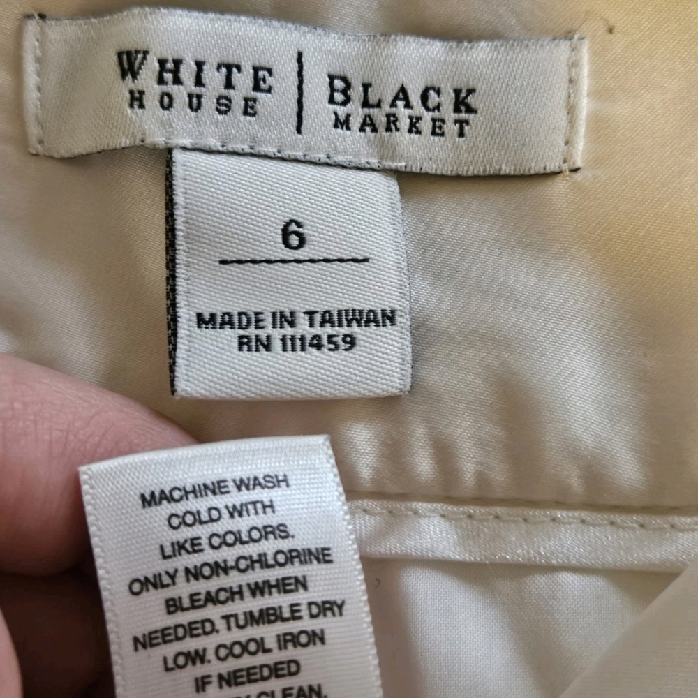 Women's White Pants-Size 6 - Picture 13 of 15
